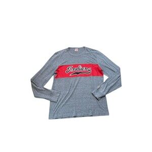 Homage Indiana Long Sleeve T Shirt Mens Size Large - Hoosiers Made in USA - IU